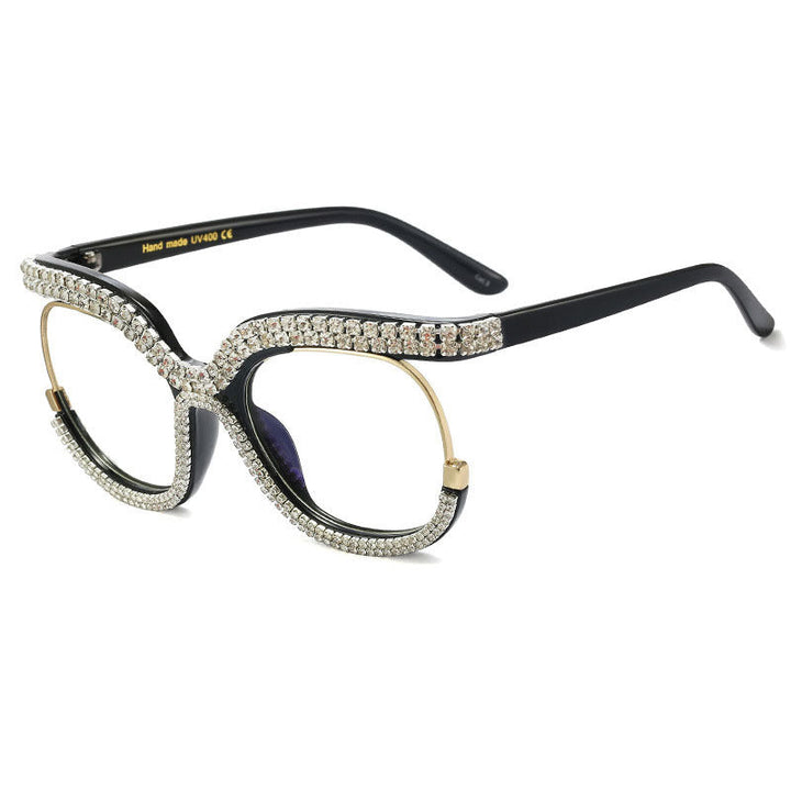 Ladies Glamorous Designer Sunglasses with Sparkling Frame Kalsten