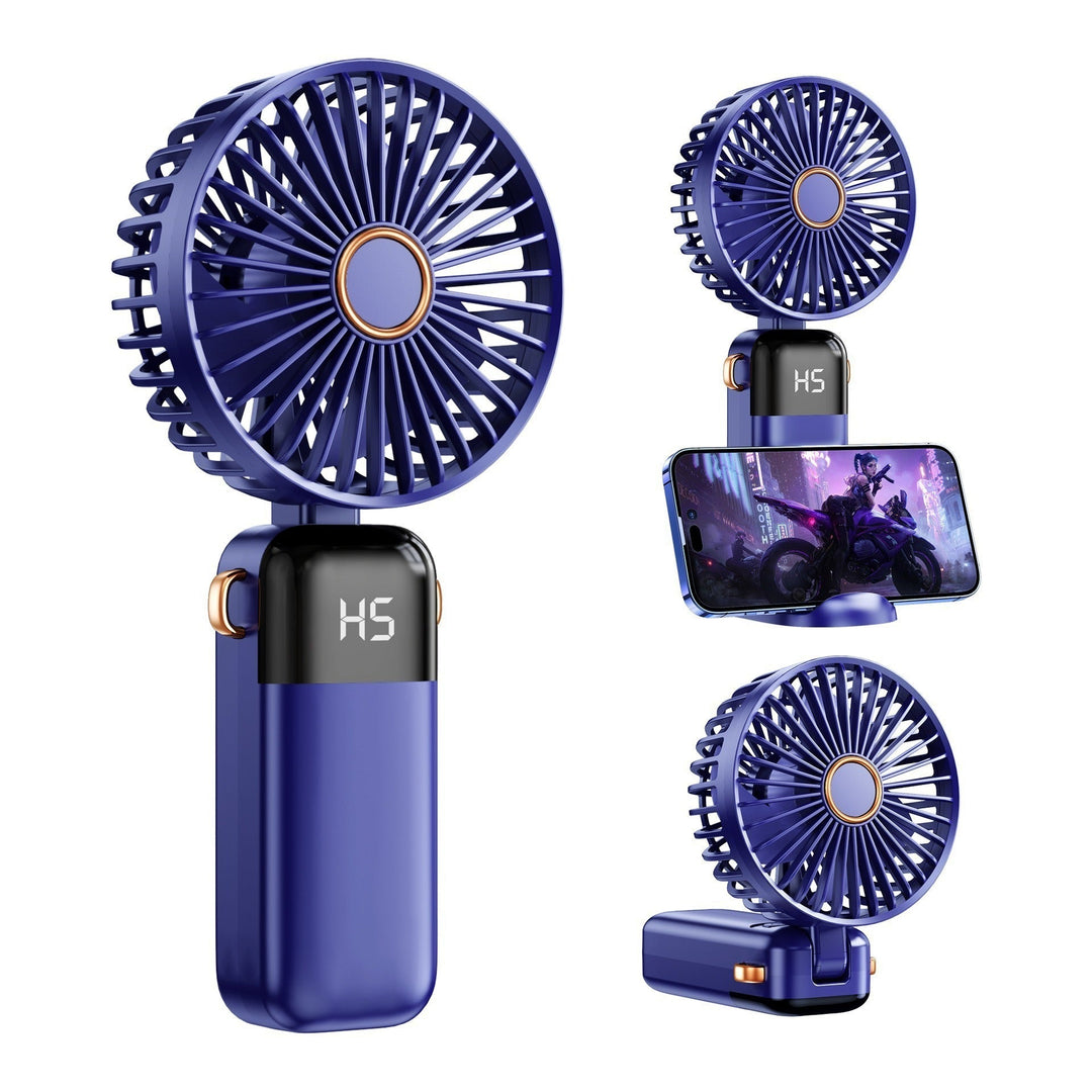 Cooling Portable Bladeless Mini Handheld Fan with Digital Speed Display Kalsten