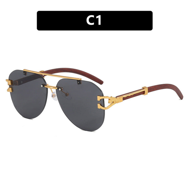 Women's sunglasses with elegant design and wooden accents Kalsten