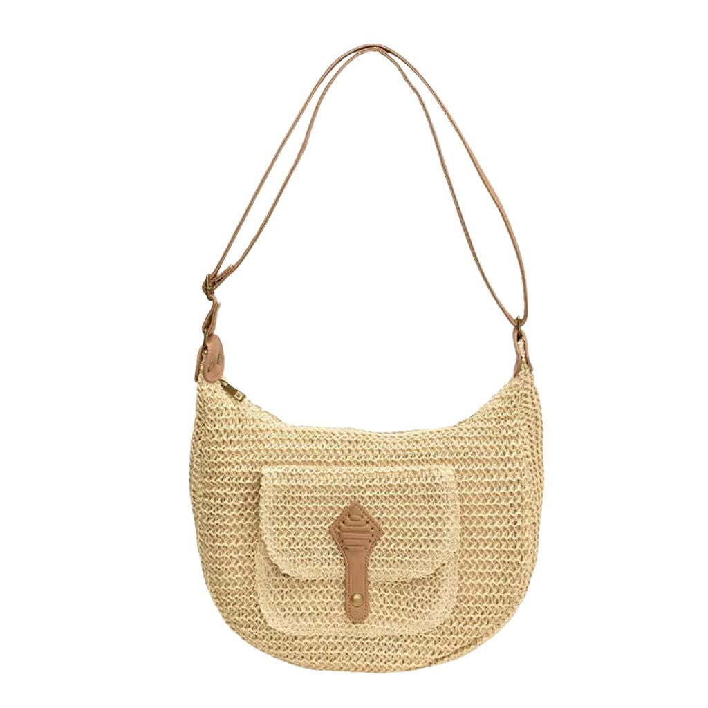 Shoulder bag with leather accents Kalsten
