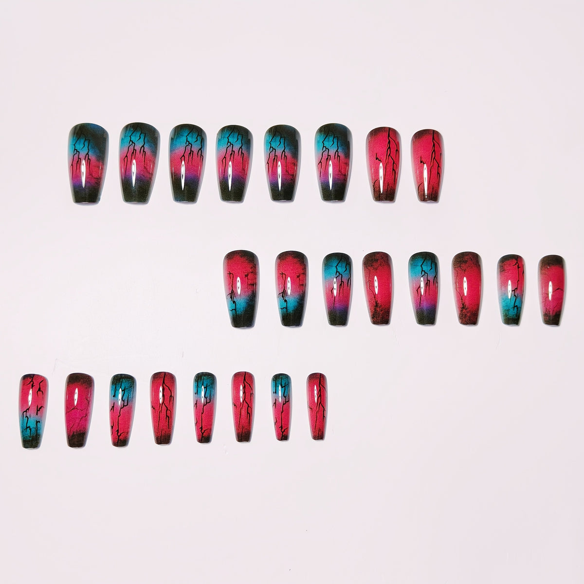 Artistic Gradient Nail Design Acalora