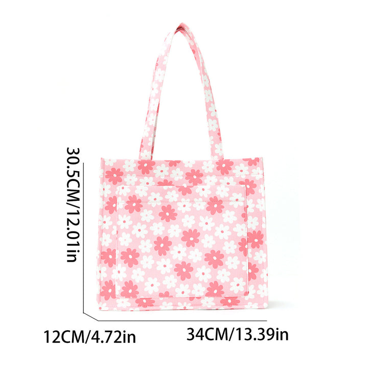 Trendy shopping bag with floral design Kalsten