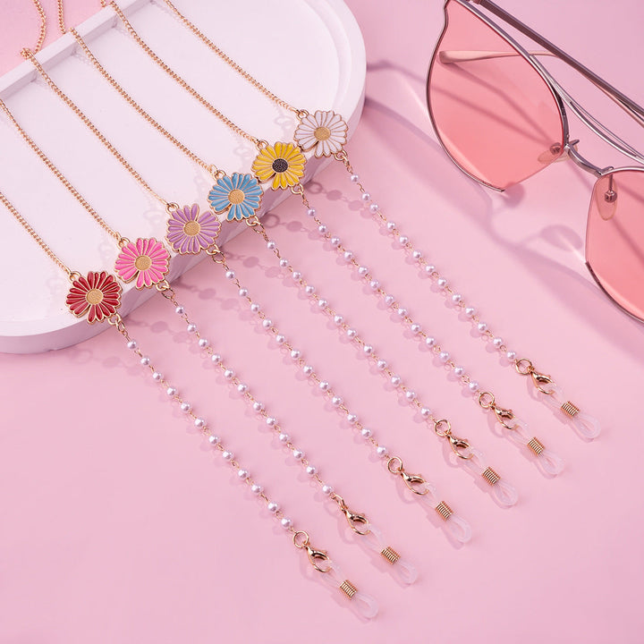 Floral Design Eyewear Chain Holder Kalsten