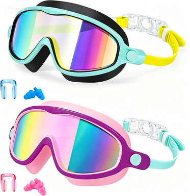 Swim protection goggles with adjustable nose piece and anti-fog technology Kalsten
