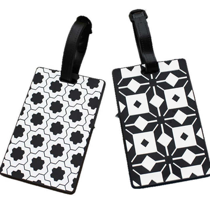 Women's Luggage Tag in Modern Geometric Design Kalsten