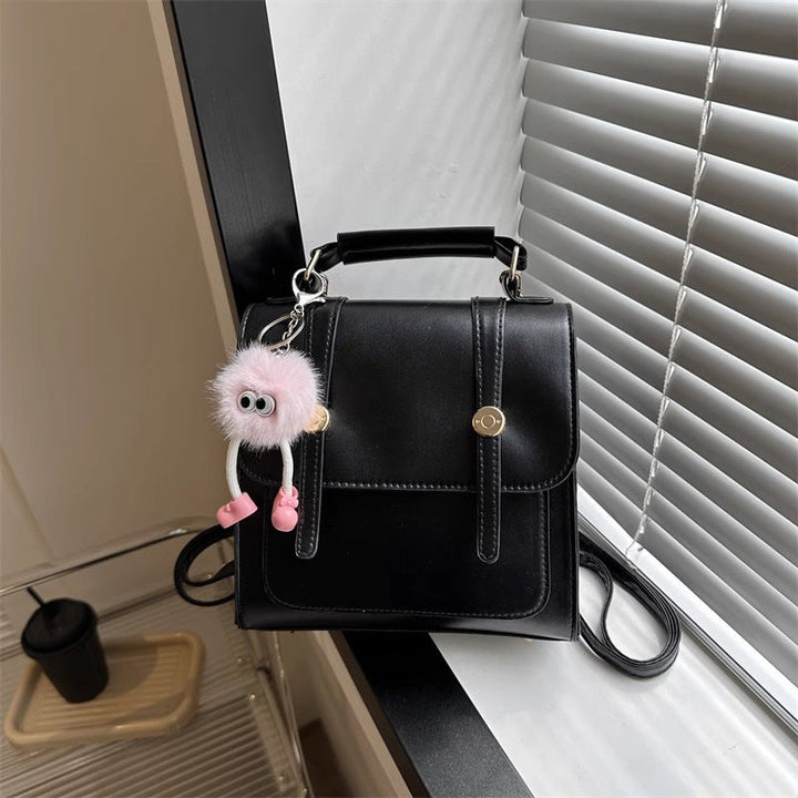 Textured Vegan Leather Satchel Kalsten