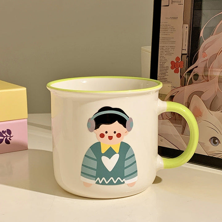 Ceramic mug with cute children's design Kalsten