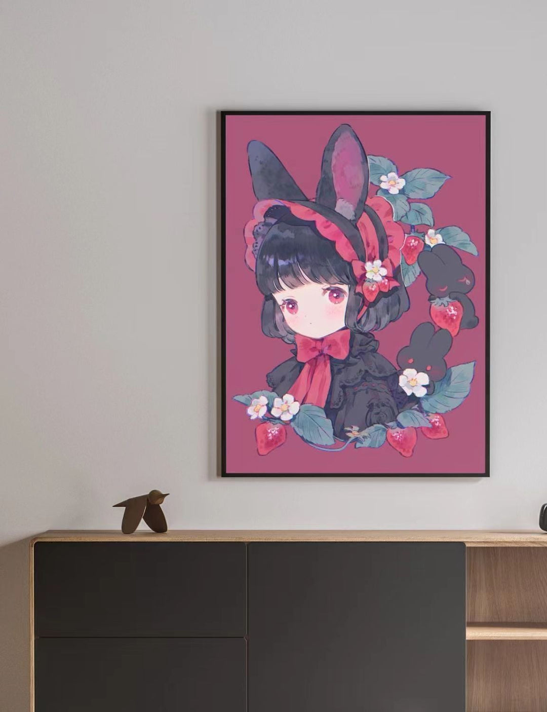 Illustrated Fantasy Character Canvas Art Print Kalsten