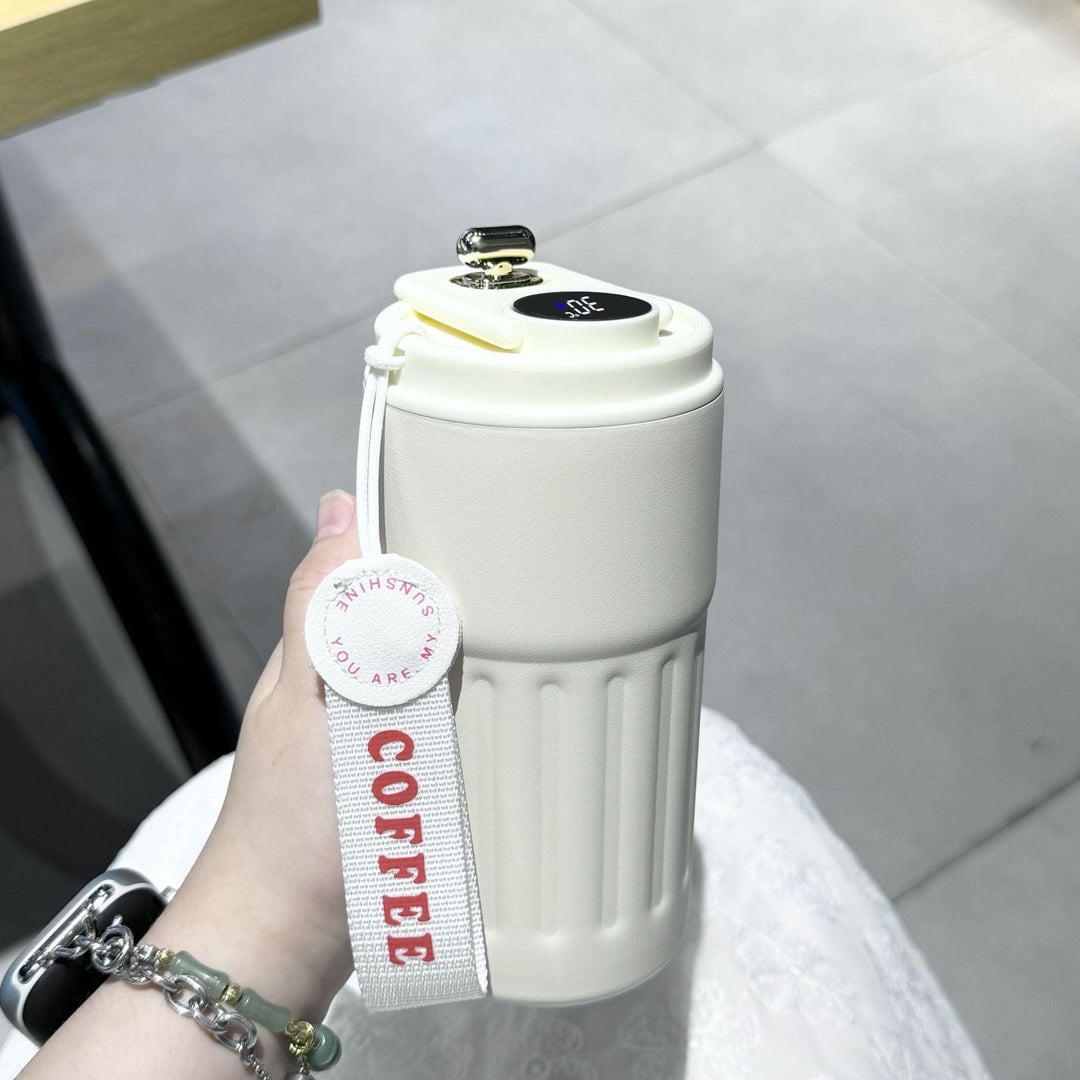 Ladies insulated cup with practical carrying strap Kalsten