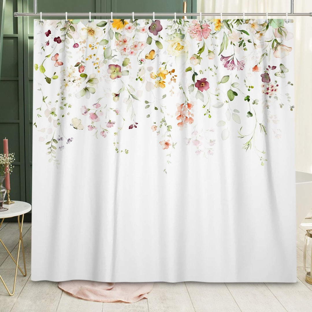 Floral Print Shower Curtain Kalsten