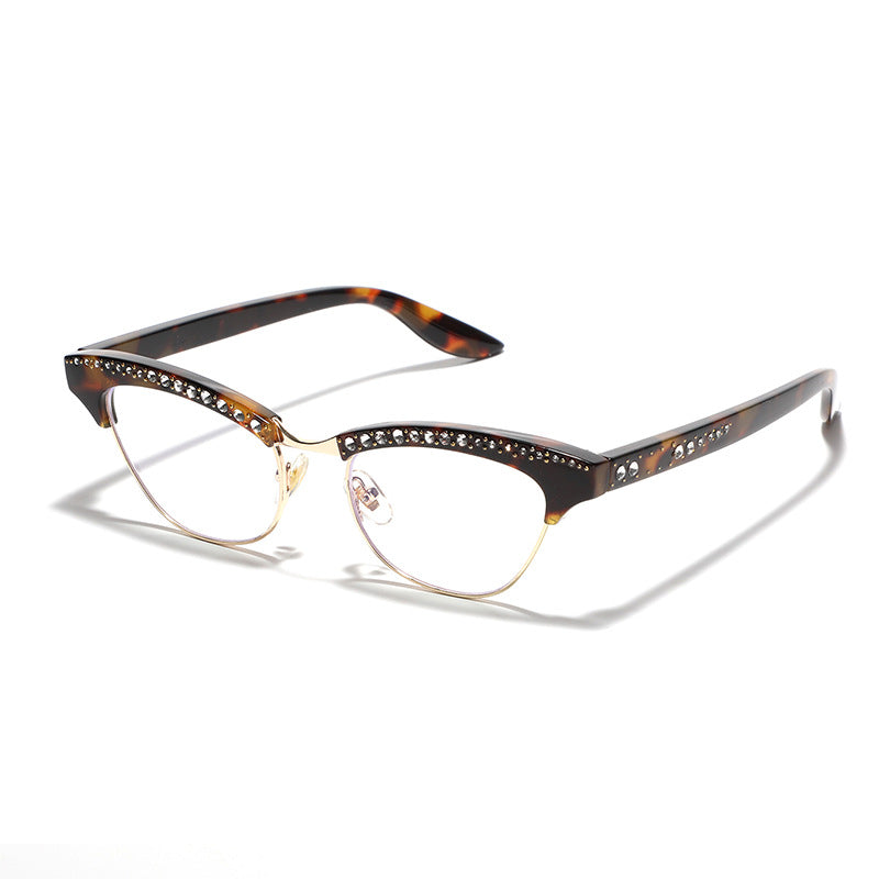 Women's Cat Eye Glasses with Elegant Glitter Details Kalsten
