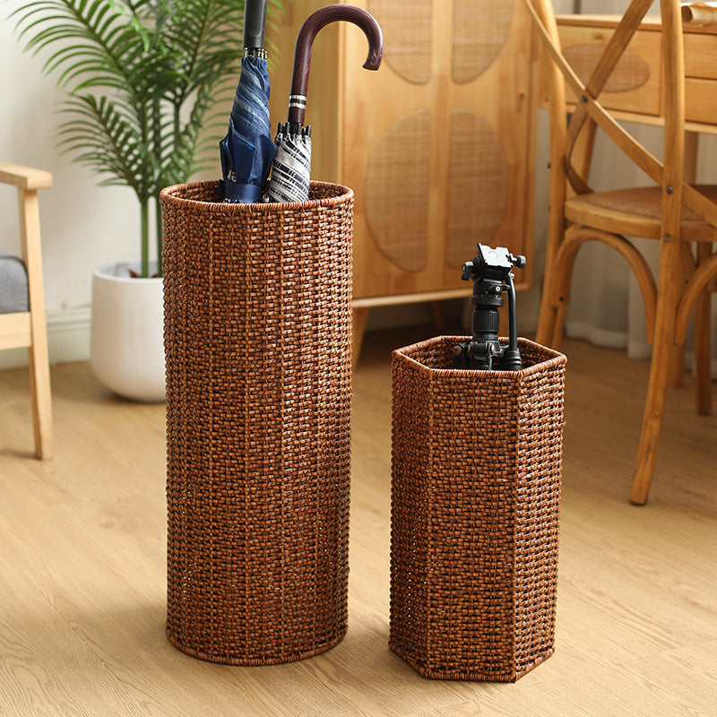 Unisex Hexagonal Storage Basket made of Woven Material Kalsten