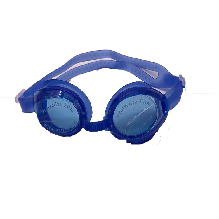 Sport swimming goggles with high-performance anti-fog coating and flexible silicone strap Kalsten