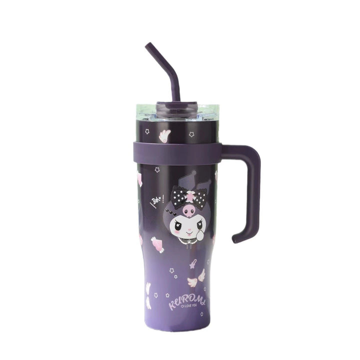 Women's plastic drinking cup with integrated straw Kalsten