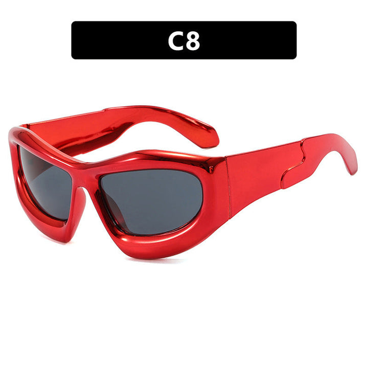 Women's Sporty Sunglasses with Futuristic Design Kalsten