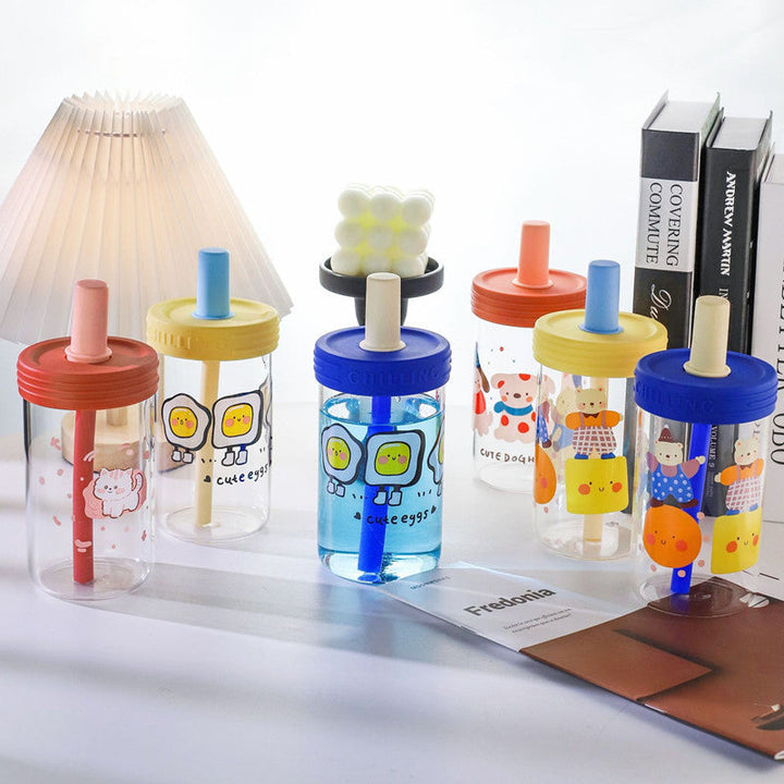 Women creative drinking container with practical silicone surface and playful animal design Kalsten