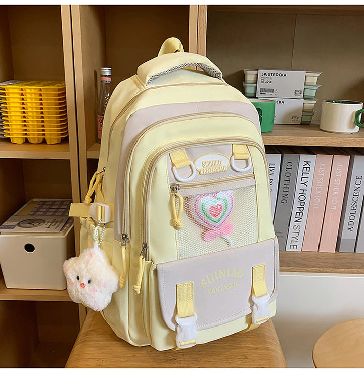 Multi-Compartment Functional School Backpack
