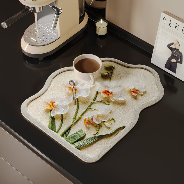 Decorative Floral Kitchen Mat Kalsten