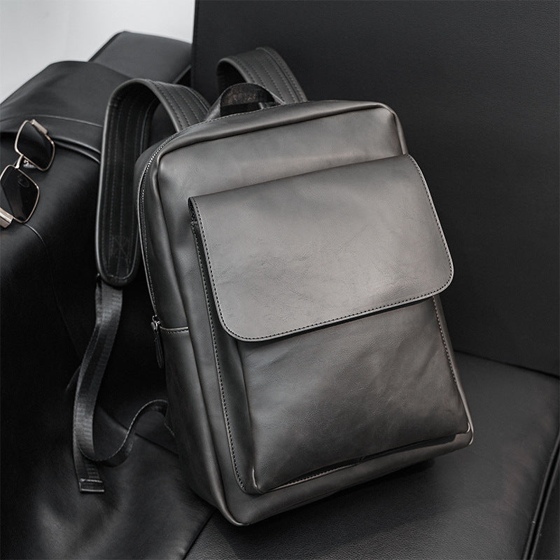 Elegant Backpack Made of High-Quality Faux Leather with Multifunctional Compartments Kalsten