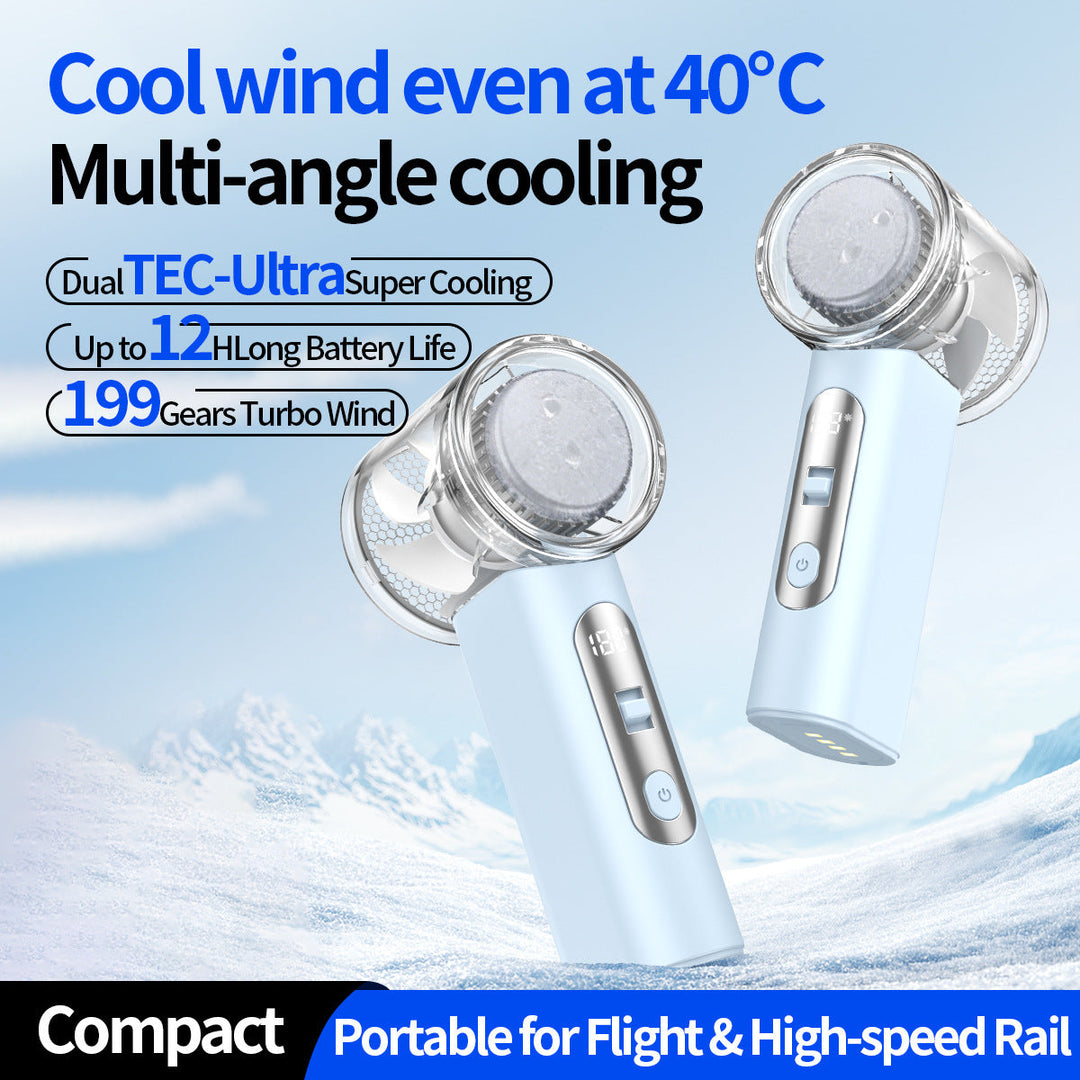 Women's Portable Mini Wind Cooler with HD Display Kalsten