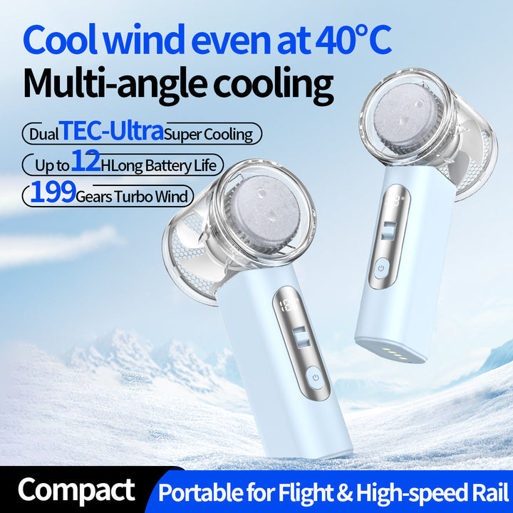 Women's Portable Mini Wind Cooler with HD Display Kalsten
