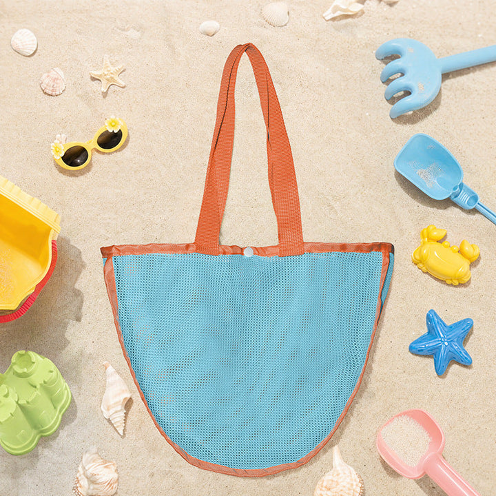 Practical Beach Bag in Net Design Kalsten