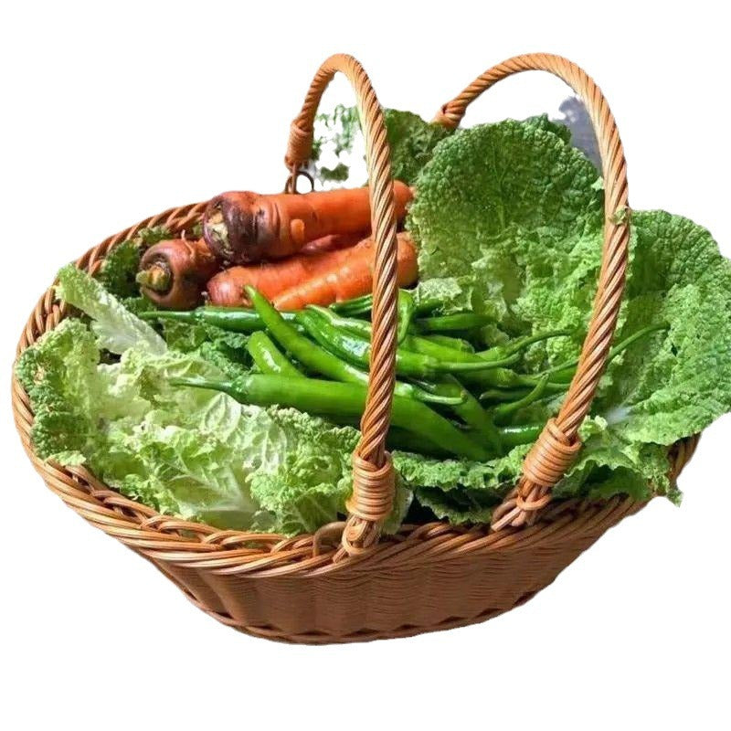 Woven Market Basket Kalsten
