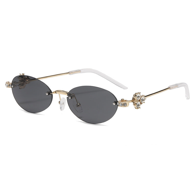 Ladies elegant sunglasses with geometric frame Kalsten