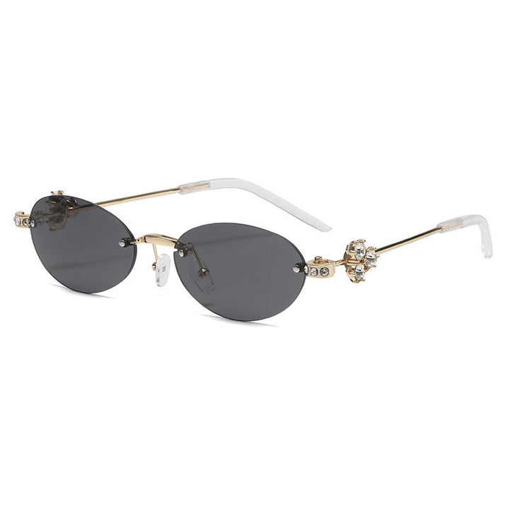 Ladies elegant sunglasses with geometric frame Kalsten