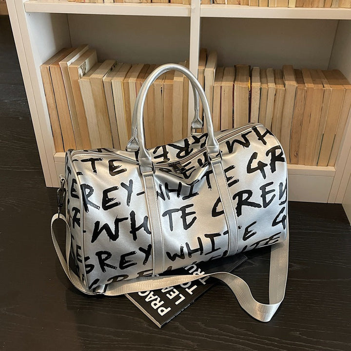 Sporty travel bag with innovative lettering Kalsten