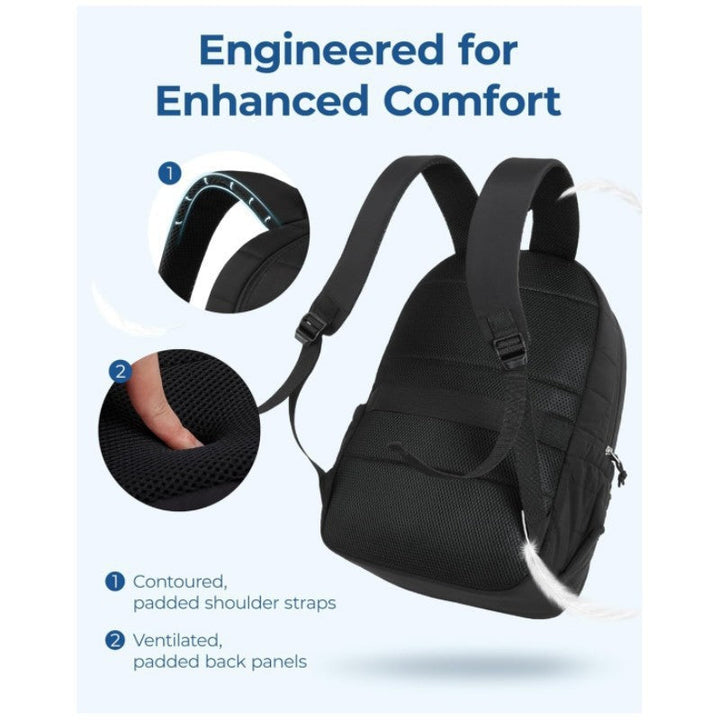 Unisex spacious backpack with insulated compartments and ergonomic carrying system Kalsten
