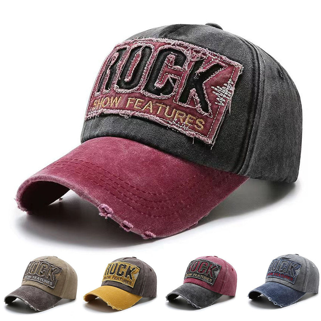 Men's Distressed Graphic Adjustable Baseball Cap Kalsten