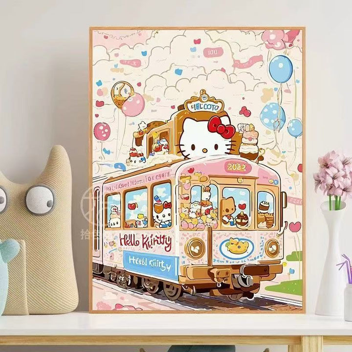 Hello Kitty-Themed Whimsical Wall Art Kalsten