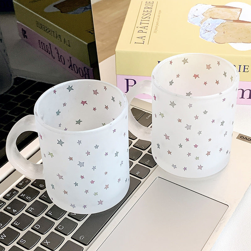 High-quality ceramic mug with sparkling star design Kalsten