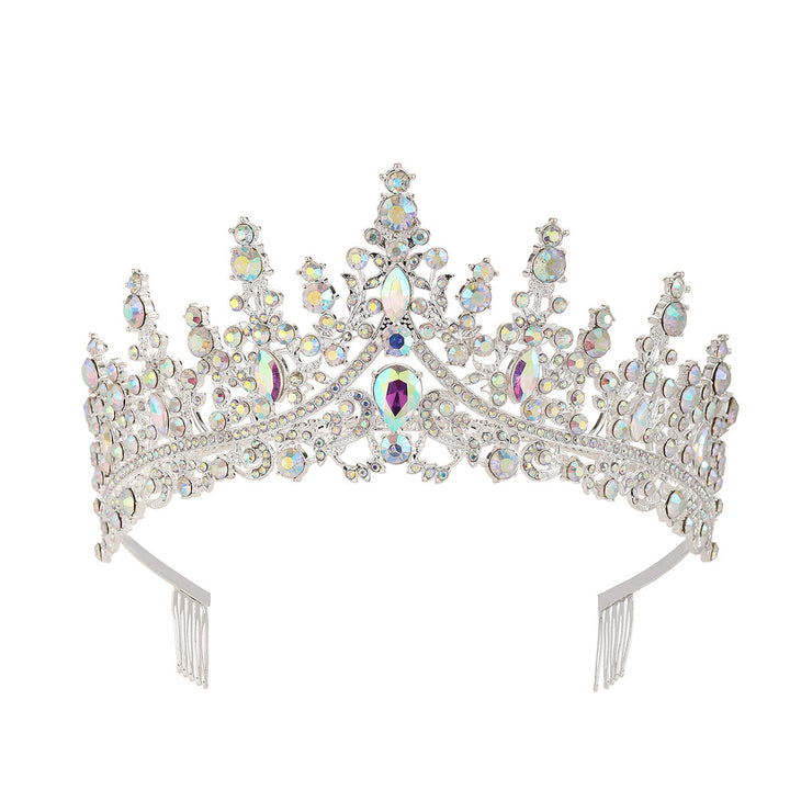 Ladies Rhinestone Tiara with Sparkling Gemstones Kalsten