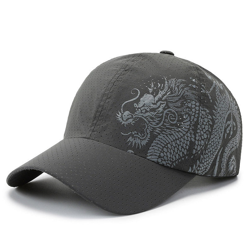 Men's Sports Cap with Dragon Pattern Kalsten