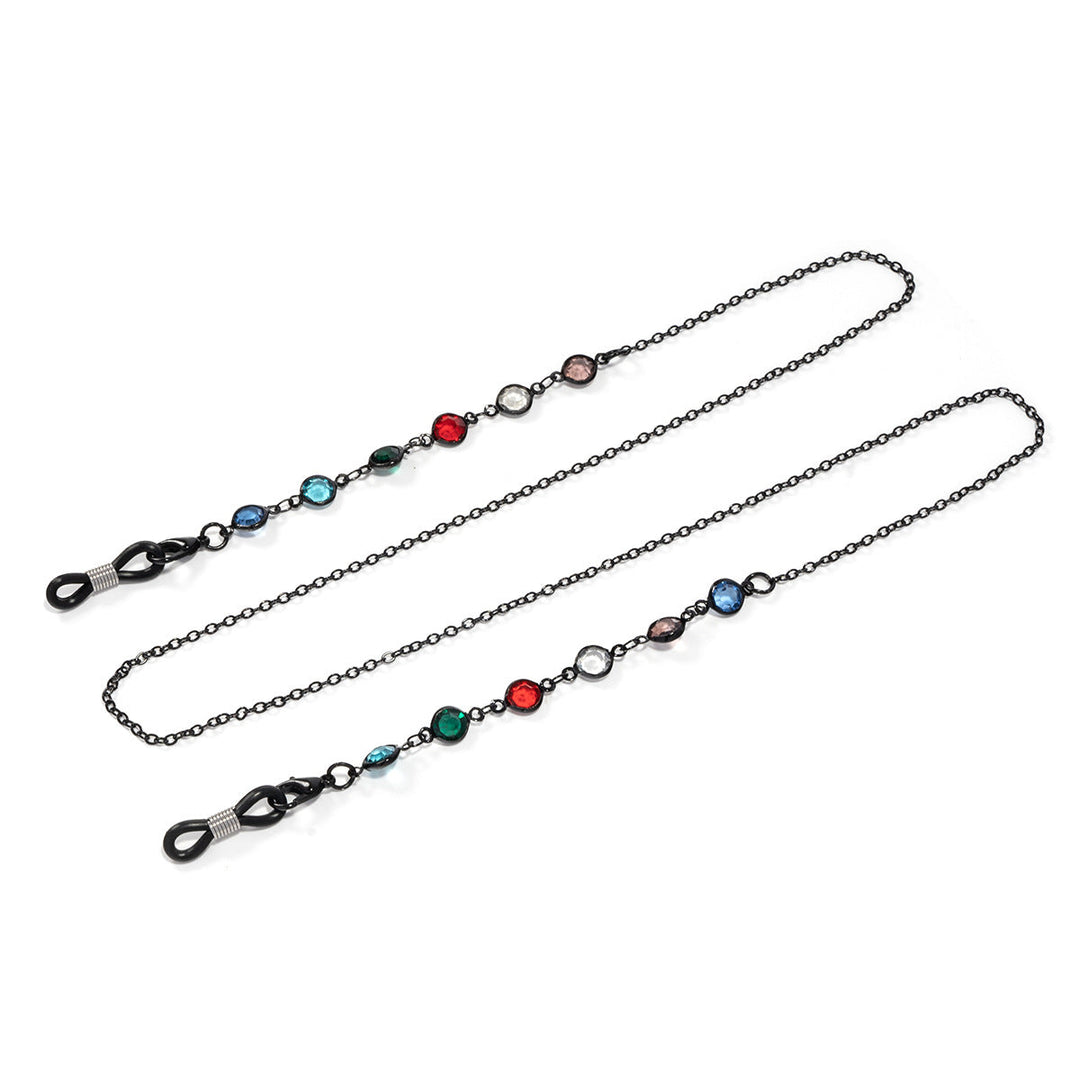Elegant Gemstone Eyewear Chain Kalsten