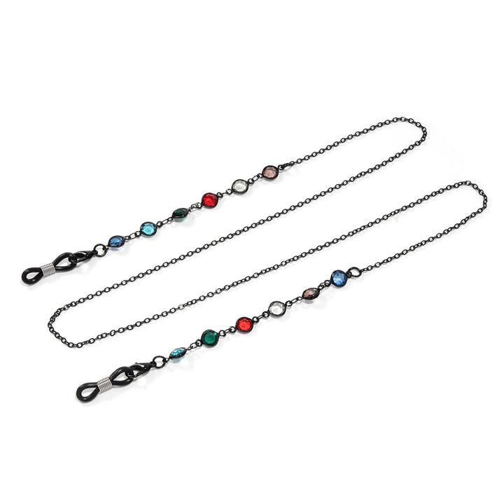 Elegant Gemstone Eyewear Chain Kalsten
