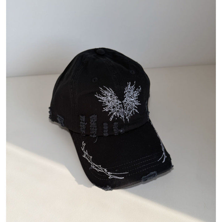 Women's Distressed Graphic Snapback Cap Kalsten