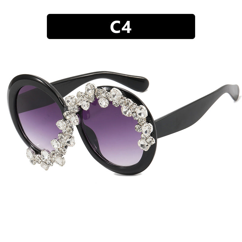 Ladies Glamorous Sunglasses with Rhinestone Applications Kalsten