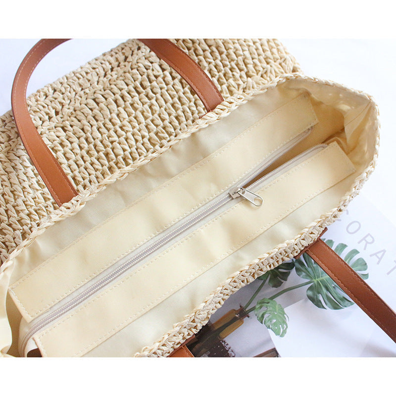 Handmade straw bag Kalsten