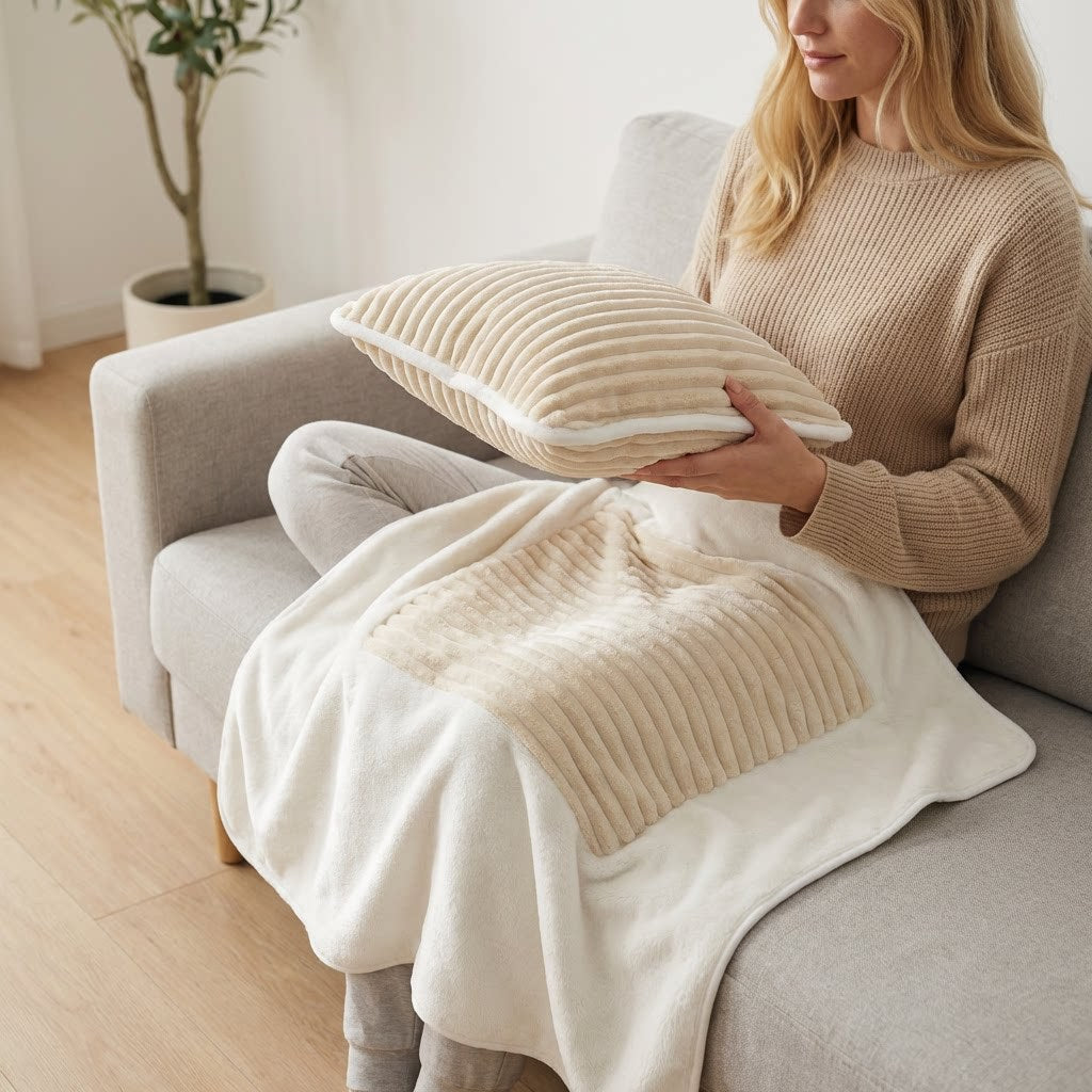 Women's Decorative Pillow with High-Quality Felpa Kalsten