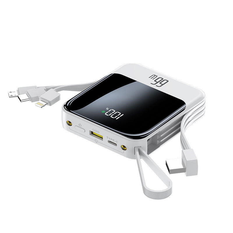 Portable Powerbank with Intelligent Cable Management and Digital Display Kalsten