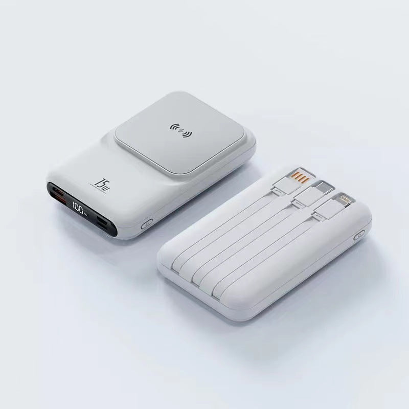 Portable Wireless Charger with Integrated Multi-Charging Station Kalsten