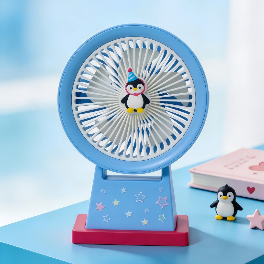 Portable Table Fan with Ergonomic Design and USB Port Kalsten