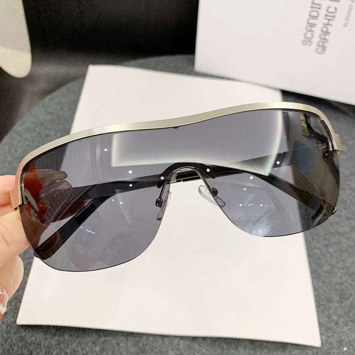 Women futuristic sunglasses with elegant minimalist design Kalsten