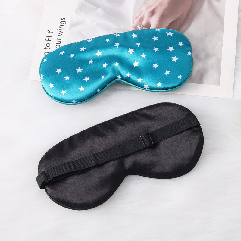 Women nan silky-soft contoured sleep mask with comfort padding and star pattern Kalsten