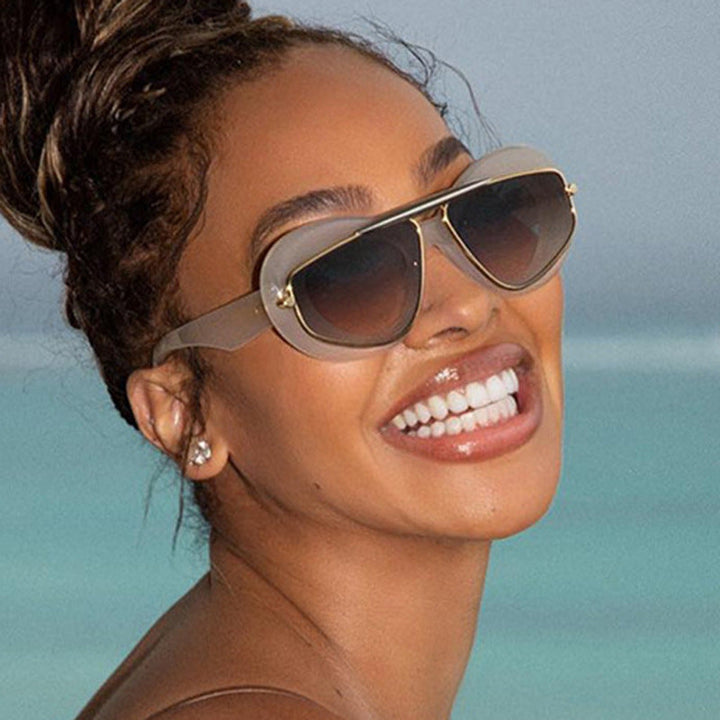 Women futuristic sunglasses with elegant frame Kalsten