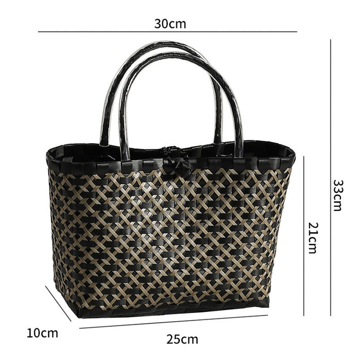 Stylish Woven Beach Tote Kalsten