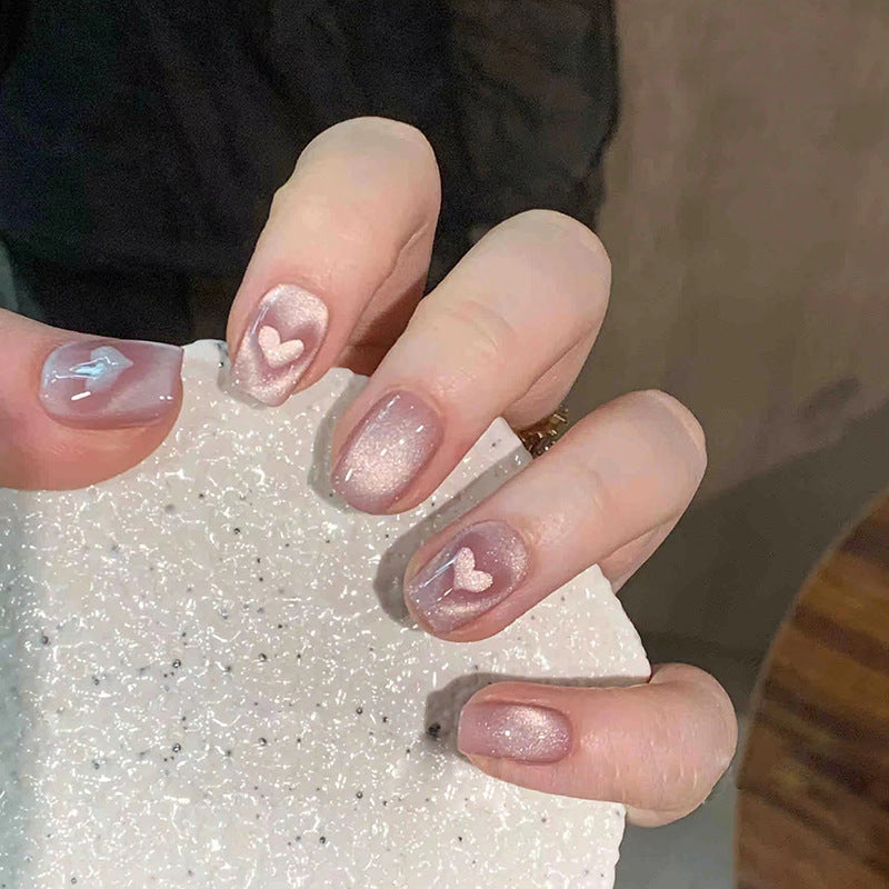 Heart-Embellished Gradient Nail Art Kit Kalsten